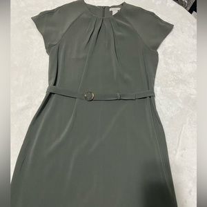 Olive green dress